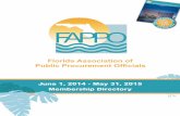 Florida Association of Public Procurement … is Past President of the Florida Association of Public Procurement Officials (FAPPO), and the Central Florida Chapter of NIGP. She currently