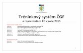 Tréninkový systém ČGFfls.cgf.cz/DBFL/CGSRedaction/Documents/7599657_Tréninkový systém... · fyzioterapie, biomechanika. Mgr. Helena Krumlová Rehazone, Praha 4 fyzioterapie
