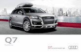 Q7 - Dealer.com · 1 Q7 Accessories Contents2 Audi Q7 Genuine Accessories. F or your endless passions. The Audi Q7 can get you there with elegance and power. Enhance it with