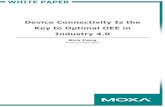 WHITE PAPER Device Connectivity Is the Key to ... - Movetec · The first reference to OEE dates back to 1982 wh en Seiichi Nakajima outlined it as an integral part of Total Productive