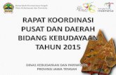 Pemerintah Provinsi Jawa Tengah Dinas Kebudayaan dan … · CANDI BOROBUDUR Pengelolaan candi Borobudur, candi Mendut, candi Pawon telah diakui oleh Unesco sejak tahun 1981 dengan