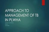 APPROACH TO MANAGEMENT OF TB IN PLHIV - sahivsoc.org · Abdominal TB Bowel involvement is not commonly seen in HIV-associated TB, Visceral abscesses (including hepatic, splenic and