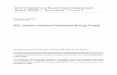 Environmental and Social Impact Assessment Report (ESIA ... · Environmental and Social Impact Assessment Report (ESIA) — Appendices 1, 2 and 3 Project No.: 51209-001 November 2017
