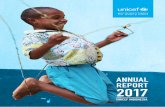 ANNUAL REPORT 2017 - unicef.org · The Tinju Tinja Squad inauguration, held on World Toilet Day 2017, involved local officials, children, young sanitarians and celebrities including