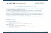 Internal Control Checklist · The Internal Control Checklist provides examples of procedures or tasks to consider as part of your accounts payable internal control system. The checklist
