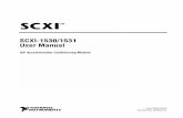 SCXI-1530/1531 User Manual and Specifications - … SCXI-1530/1531 User Manual ICP Accelerometer Conditioning Module SCXI-1530/1531 User Manual June 2000 Edition Part Number 322642A-01