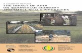 A COUNTRY REPORT THE IMPACT OF AFTA ON … · UNTUK KEDAULATAN PANGAN (KRKP) A COUNTRY REPORT THE IMPACT OF AFTA ON INDONESIAN ECONOMY AND SMALL SCALE PRODUCERS. THE IMPACT OF AFTA