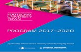 PROGRAM 2017–2020 - vu.edu.au · program of events and place making initiatives. HEALTHY AND ACTIVE FOOTSCRAY Community health and wellbeing are enhanced, drawing on Victoria University’s