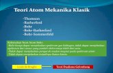 Teori Atom Mekanika Klasik - staffnew.uny.ac.idstaffnew.uny.ac.id/upload/132304792/pendidikan/mekanika+gelombang.pdf · Teori Atom Mekanika Klasik-Thomson-Rutherford-Bohr-Bohr-Rutherford-Bohr-Sommerfeld