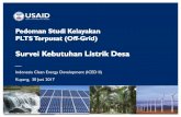 Indonesia Clean Energy Development (ICED II) Kupang, 30 ... · Catatan: Karena terbatasnya ... - Fasilitas pusat kesehatan (alat pendingan penyimpan obat-obatan). ... Data yang dibutuhkan