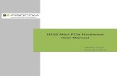 H330 Mini PCIe Hardware User Manual - Transfer Multisort ... · H330 Mini PCI Express is designed based on FIBOCOM 3G wireless communication module ... Audio channel -MIC signal input
