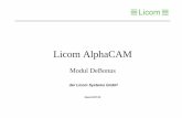 Licom AlphaCAM Metall Prospekt · Licom AlphaCAM Modul DeBonus der Licom Systems GmbH Stand 2017 R1