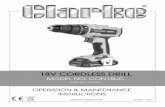 18V CORDLESS DRILL - dccf75d8gej24.cloudfront.net 2Ah... · Recycle unwanted materi als instead of disposing of them as ... BELOW REFERS TO YOUR 18V CORDLESS DRILL. 4 ... POSITION