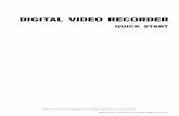 DIGITAL VIDEO RECORDER - surveillance-download.comsurveillance-download.com/user/kd67x_4_quick.pdf · DIGITAL VIDEO RECORDER QUICK START Please read instructions thoroughly before