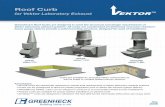 for Vektor Laboratory Exhaustliterature.puertoricosupplier.com/049/PH48523.pdf · Roof Curb for Vektor Laboratory Exhaust Advantages: • All roof curbs are specifically designed