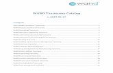 WAND Taxonomy Catalog 2019-02-27 - wandinc.com · Title: Microsoft Word - WAND Taxonomy Catalog 2019-02-27 Author: kfair Created Date: 2/27/2019 1:01:30 PM