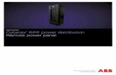 Product brochure Cyberex RPP power distribution Remote power …ssiups.com/wp-content/uploads/2015/03/CYB-RPP-Brochure1.pdf · Cyberex® RPP power distribution remote power panel