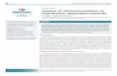 Impact of alloimmunization on transfusion-dependent patients · mellitus and parathyroid, thyroid, pituitary and adrenal insuficiency), liver ibrosis, cirrhosis, dilated cardiomyopathy