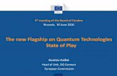The new Flagship on Quantum Technologies … 3rd meeting of the Board of Funders Brussels, 30 June 2016 The new Flagship on Quantum Technologies State of Play Gustav Kalbe Head of