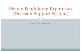 Sistem Pendukung Keputusan (Decision Support System)dinus.ac.id/repository/docs/ajar/dss.pdf · Sistem Penunjang Keputusan adalah Sistem yang interaktif, membantu pengambilan keputusan