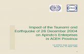 ILO APINDO - Impact of Tsunami - International … Impact of the Tsunami and Earthquake of 26 December 2004 on Apindo’s Enterprises in ACEH Province ILO-APINDO Rapid Assessment Banda