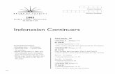 Indonesian Continuers - Board of Studies · Time Event Venue/meeting point Visit to nutmeg and clove plantations ... Indonesian Continuers 183 – 9 ... bermain atau berbincang saja”.