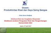 Dosen: Produktivitas Riset dan Daya Saing Bangsalppm.unisnu.ac.id/.../27042017_Materi-Seminar-Nasional-Prof-Ocky.pdf · Full- and part-time numbers for staff and students ... (sd