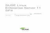 SUSE Linux Enterprise Server Documentation - Novell · 13.2 Installing iSNS Server for Linux ... (DRBD) in the SLES High-Availability Storage Infrastructure (HASI) release. These