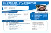 Hendra Purnama - sihendra.comsihendra.com/wp-content/uploads/2016/02/CV-PRO-Hendra-Purnama.pdf · 2006 Scriptwriter MQTV Bandung 2008 Redaksi Website YPM Salman ITB Bandung 2008 Editor