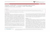 Septic arthritis: immunopathogenesis, experimental models ... · REVIEW Open Access Septic arthritis: immunopathogenesis, experimental models and therapy Priscila Maria Colavite and