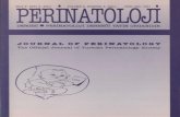 Perinatoloji Dergisi • Cilt: 9, Say›: 3/Eylül 2001 · m›ﬂ çocu¤un bu ﬂekilde pasif bir terapi yöntemiy-le, profilaktik bir önlem olarak korunmas› zorunlu