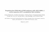 Targeting the PI3K-Akt-mTOR pathway with GDC-0068, a novel ... · novel selective ATP competitive Akt inhibitor Josep Tabernero, Andrés Cervantes, Cristina Saura, Desamparados Roda,