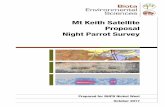 Mt Keith Satellite Proposal Night Parrot Survey J... · Assessing the Proposal against the EPBC Act Significant Impact Guidelines, it was concluded that none of the significant impact