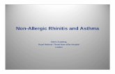 Non-Allergic Rhinitis and Asthma - Rhinitis...  RHINITIS Non-allergic Non-inflammatory Rhinitis (NINAR)?