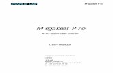 Megabeat Pro - Matériel pour la production musicale Pro Anglais .pdf · Megabeat Pro Megabeat Pro MIDI-Audio Desk Station User Manual Exclusive worldwide distributor UR srl strada