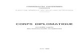 CORPS DIPLOMATIQUE - aei.pitt.eduaei.pitt.edu/52935/1/B0828.pdf · COMMUNAUTÉS EUROPÉENNES COMMISSION DIRECTION GÉNÉRALE DES RELATIONS EXTÉRIEURES CORPS DIPLOMATIQUE accrédité