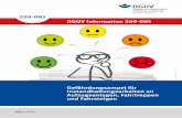 DGUV Information 209-085 'Gefährdungsampel für ...publikationen.dguv.de/dguv/pdf/10002/209-085.pdf · Gefährdungsampel für Instandhaltungs- arbeiten an Aufzugsanlagen, Fahrtreppen