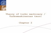 Theory of turbo machinery / Turbomaskinernas teori Chapter 2 fileTurbomaskinernas teori Chapter 2. Lunds universitet / Kraftverksteknik / JK Basic Thermodynamics, Fluid Mechanics: