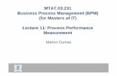 Marlon Dumas - Kursused - Arvutiteaduse instituut · Marlon Dumas. Business Process ... Performance Measures in SCMPerformance Measures in SCM ... Lean / Six Sigma Eliminate waste,