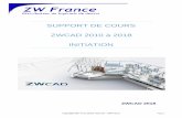 SUPPORT DE COURS - zwcad.fr .support de cours zwcad+ 2017 - initiation sommaire les versions de zwcad