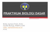 PRAKTIKUM BIOLOGI DASAR - staff.uny.ac.idstaff.uny.ac.id/.../ppt-praktikum-biologi-dasar-sel.pdf · PRAKTIKUM BIOLOGI DASAR Rizka Apriani Putri, M.Sc Jurdik Biologi, FMIPA UNY rizka_apriani@uny.ac.id
