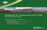 Request for Proposal #12/13-08 - renoairport.com · automated teller machine (ATM) services. This Request for Proposal is designed to allow prospective proposers the opportunity to