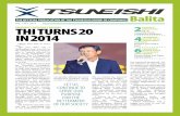 the official publication of the tsuneishi group of companies · ulinbird cayson Manager, Outfitting-HO No.2 Factory tsuneishi heavy industries (cebu), inc. ... Joban Leader, Hull