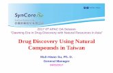 Drug Discovery Using Natural Compounds in Taiwan - APACapac-asia.com/images/achievements/pdf/6th/03-04.pdf · Drug Discovery Using Natural Compounds in Taiwan Muh-Hwan Su, Ph. D.