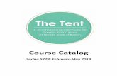 Course Catalog - Temple Israel of Boston · Course Catalog – Spring 5778: February-May 2018 The Tent Fall 5778 Staff (alphabetical order) Roberta Bergstein, TI Education Program