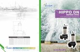 HIPPO DN-Series Dimensions HIPPO DN - evak-pumps.com · HIPPO DN-Series Dimensions SERIES 50HZ HIPPO DN 2.5” & 3” Full Free Passage Submersible Pump EVAK PUMP TECHNOLOGY CORP.