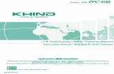 Chopper FPC 500 Instruction Manual.pdf · Cakera Pengupas 12. Cakera Pemotong Kepingan 13. French Fries Disc/ Cakera Pemotong Kentang Goreng 14. Storage Box/ Kotak Simpanan 15. Power