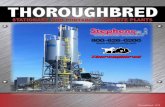 THOROUGHBRED - stephensmfg.com · Stephens Mfg. is a member of the CPMB (Concrete Plant Manufacturers Bureau) Each plant will have a CPMB rating plate to guarantee that it meets the