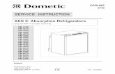 SERVICE- INSTRUCTION AES II- Absorption Refrigeratorsweb.adria.dk/wp-content/uploads/2012/05/Dometic-RM4185-6405.pdf · AES II- Absorption Refrigerators ... Refrigerator Mobil Tropicana