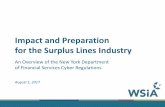 Impact and Preparation for the Surplus Lines Industry · Impact and Preparation for the Surplus Lines Industry ... SBL Solutions. ... Insert title of slide